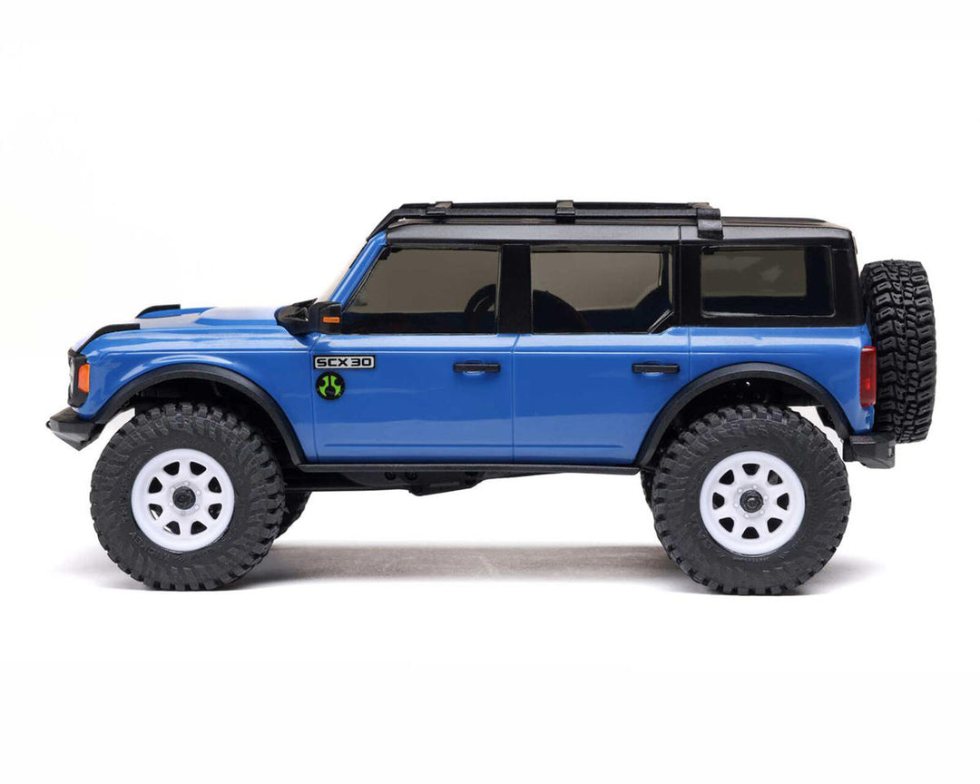 Axial SCX30 Ford Bronco 1/30 4WD RTR Scale Mini Crawler w/2.4GHz Radio, Battery & Charger