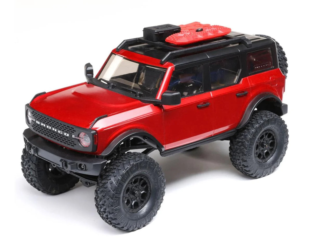 Axial 1/24 SCX24 Ford Bronco 4WD Rock Crawler Brushed RTR (Red) - Iron City RC Hobbies