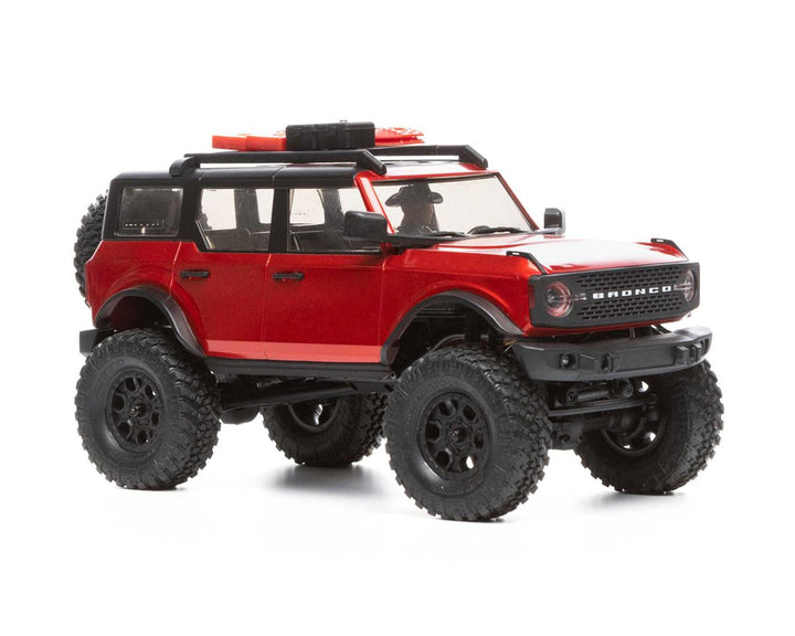 Axial 1/24 SCX24 Ford Bronco 4WD Rock Crawler Brushed RTR (Red) - Iron City RC Hobbies