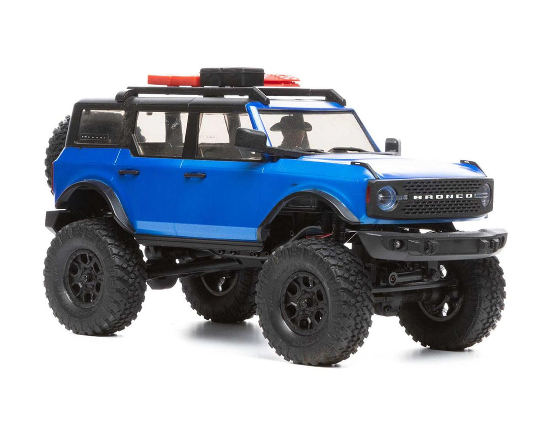 Axial 1/24 SCX24 Ford Bronco 4WD Rock Crawler Brushed RTR (Blue) - Iron City RC Hobbies