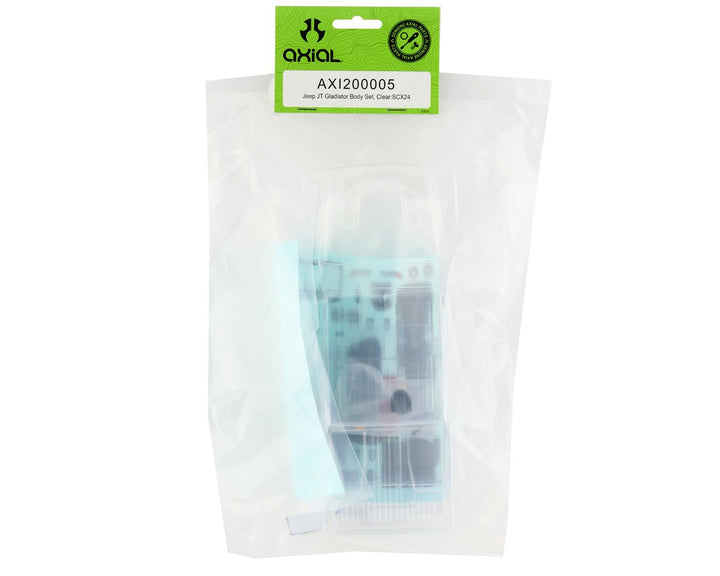 Axial SCX24 Jeep JT Gladiator Body Set (Clear)