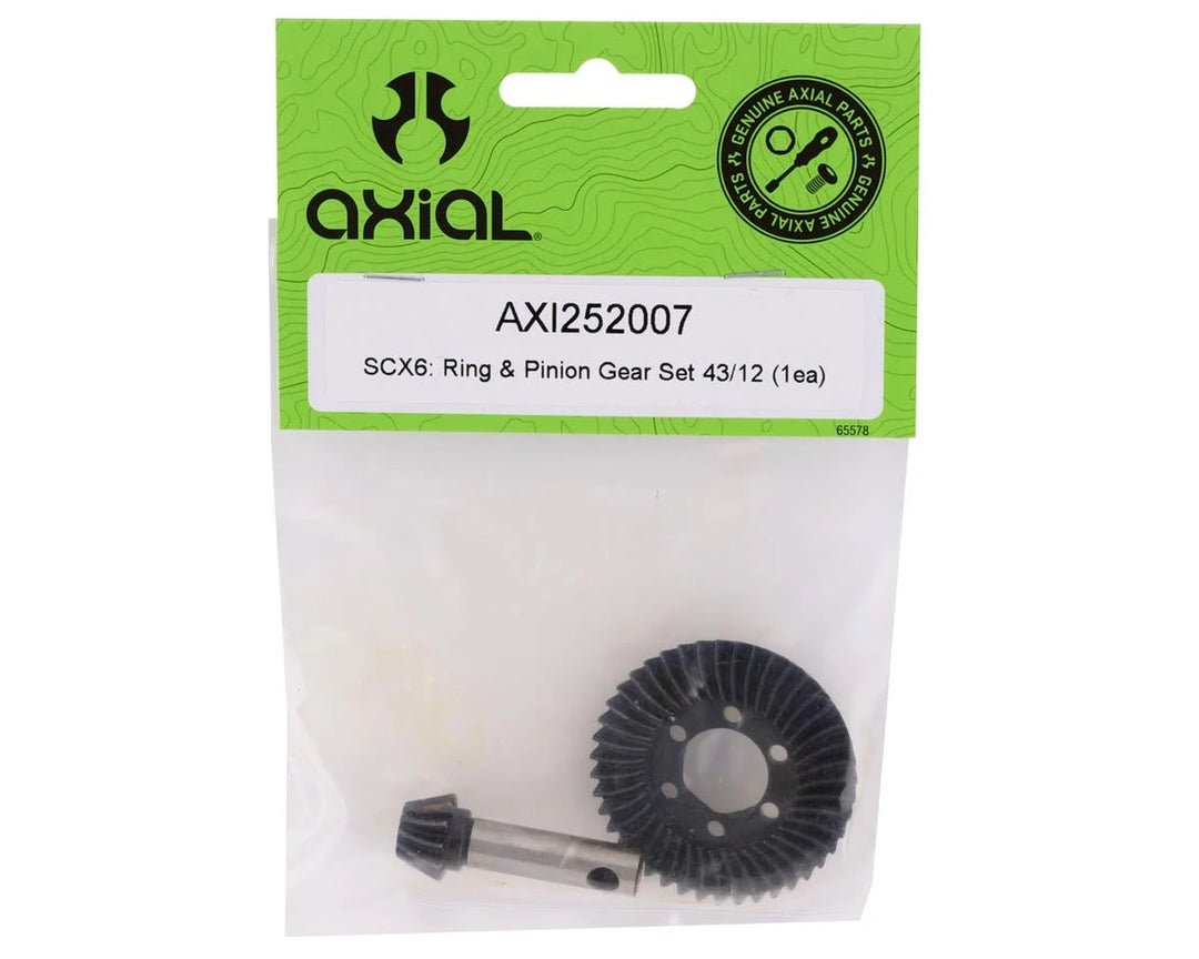 Axial SCX6 Ring & Pinion Gear Set (43T/12T)