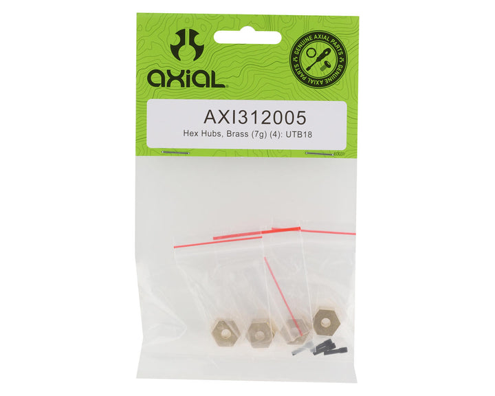 Axial UTB18 Brass Hex Hubs (4) (7g)
