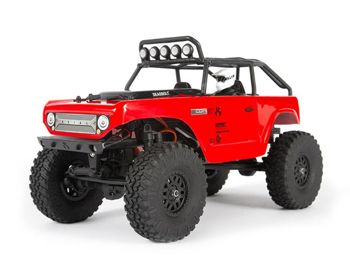 Axial 1/24 SCX24 Deadbolt 4WD Rock Crawler Brushed RTR (Red) - Iron City RC Hobbies