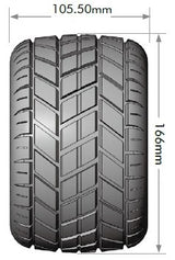 Louise R/C MT-Rocket Sport 1/8 3.8" Monster Truck MFT Belted Tires, 17mm Hex (0" & 1/2" Offset)