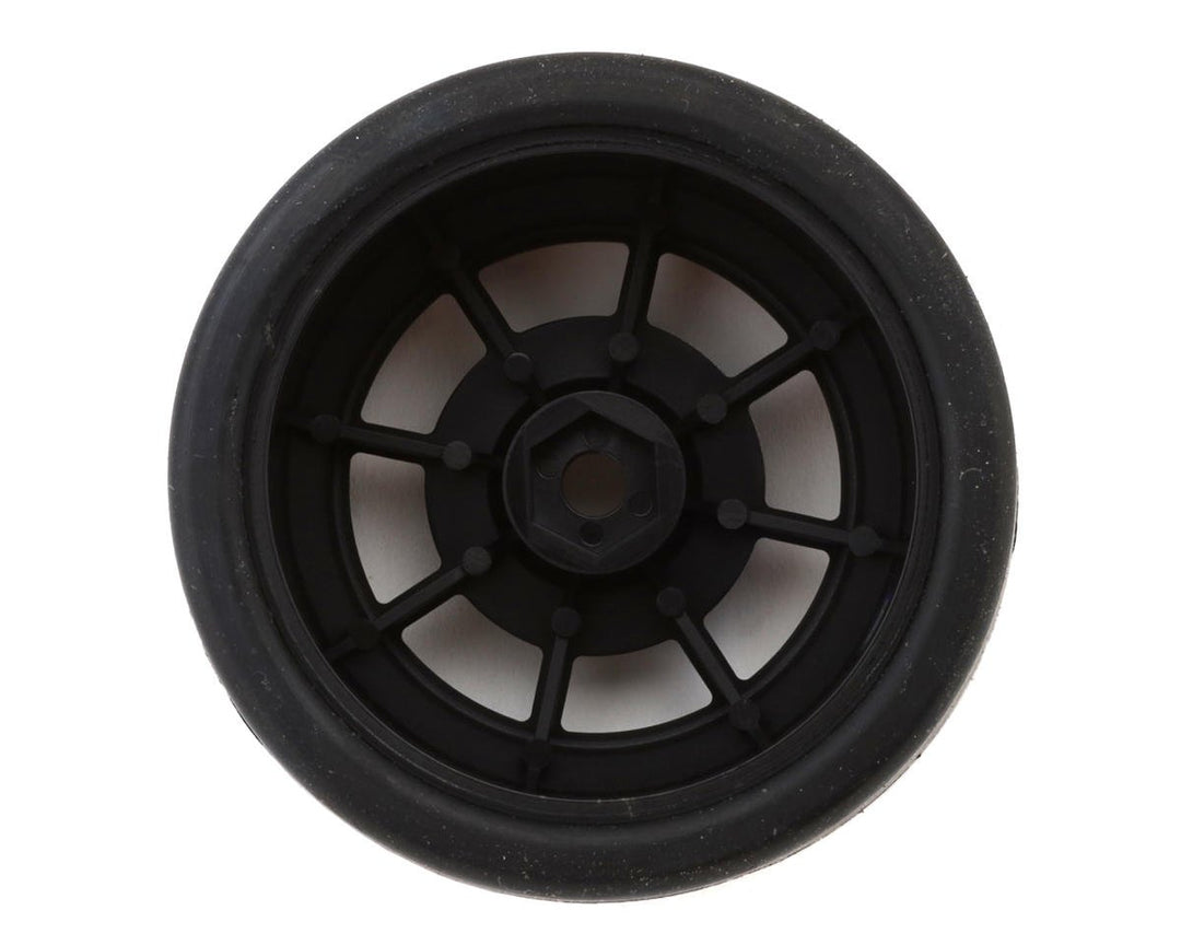 BSR Racing 1/12 Race Radial Pre-Mounted Rubber Carpet Tires (4) (Choose Compound)