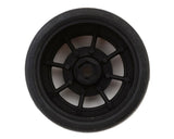 BSR Racing 1/12 Race Radial Pre-Mounted Rubber Carpet Tires (4) (Choose Compound)