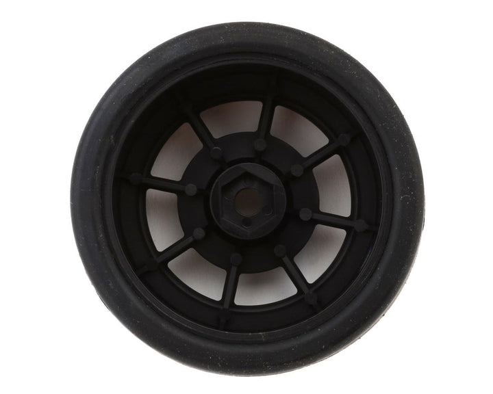 BSR Racing 1/12 Race Radial Pre-Mounted Rubber Carpet Tires (4) (Choose Compound)