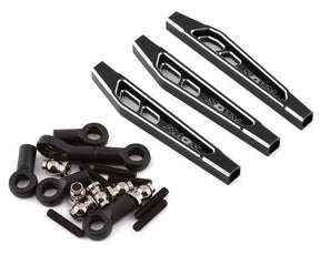 CEN RACING CKD0373 F450 69mm Aluminum Front Upper & Lower Suspension Links (Black) (3) - Iron City RC Hobbies