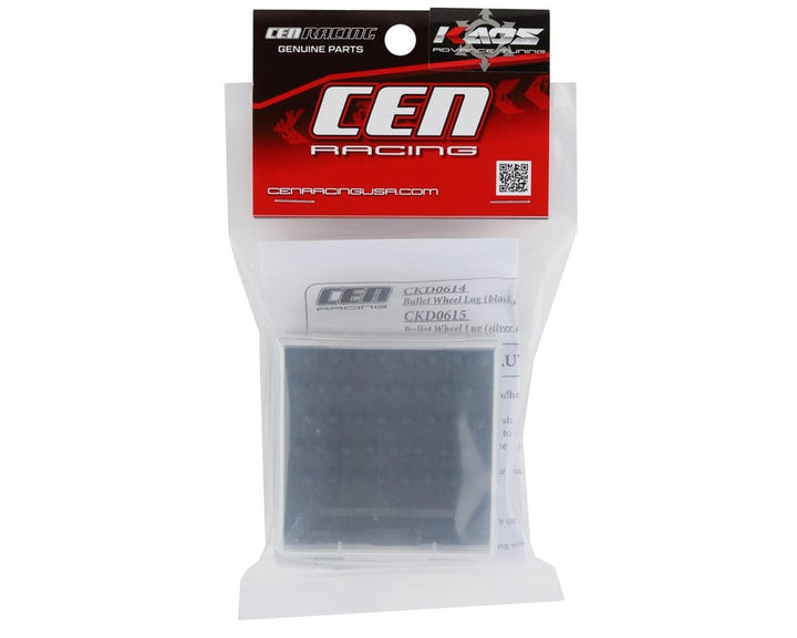 CEN RACING CKD0614 Bullet Wheel Lug (black) (40) (2.5mm studs) w/Tool - Iron City RC Hobbies