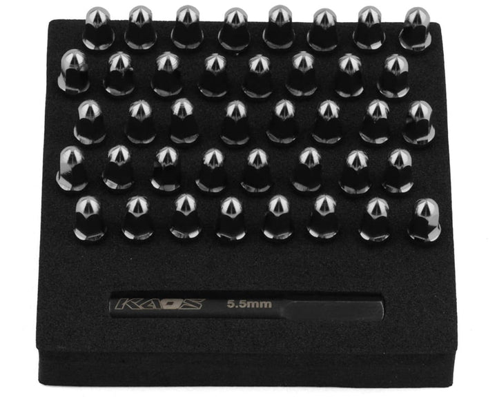 CEN RACING CKD0615 Bullet Wheel Lug (chrome) (40) (2.5mm studs) w/Tool - Iron City RC Hobbies