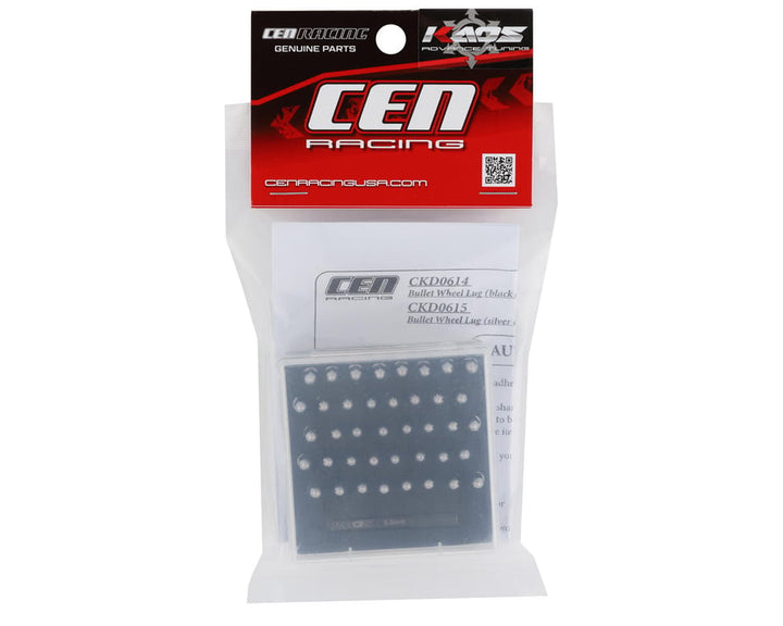 CEN RACING CKD0615 Bullet Wheel Lug (chrome) (40) (2.5mm studs) w/Tool - Iron City RC Hobbies