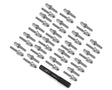CEN RACING CKD0615 Bullet Wheel Lug (chrome) (40) (2.5mm studs) w/Tool - Iron City RC Hobbies