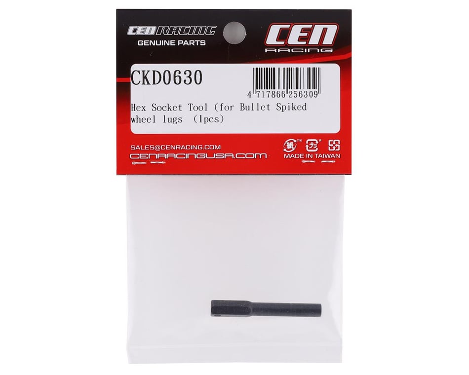 CEN Spiked Wheel Lugs Socket Tool
(CKD0630) - Iron City RC Hobbies
