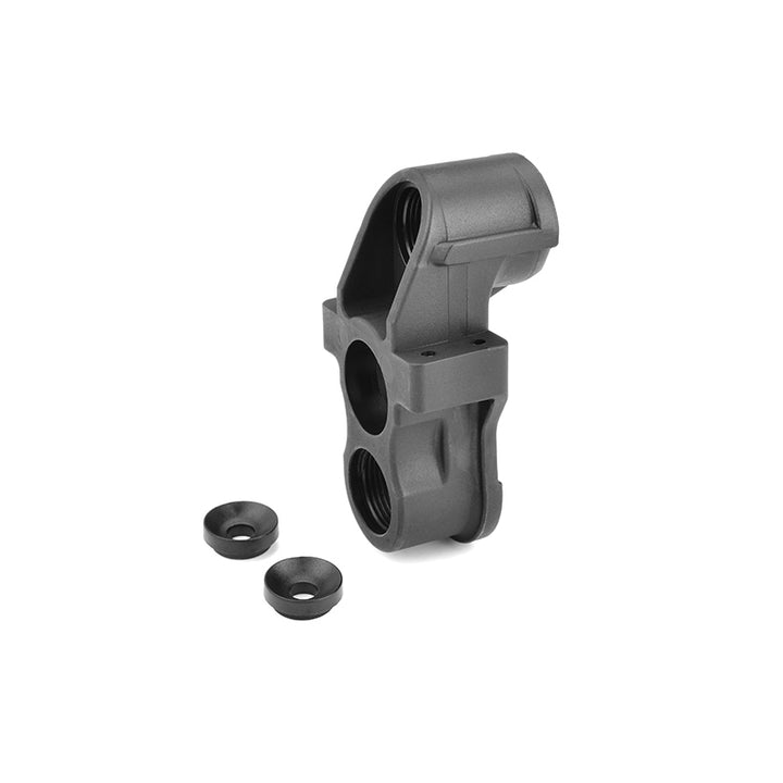 Corally Steering Block w/ Ball Cups (1) Front - Composite Fits: Python, Shogun, Radix4, Radix6, Muraco