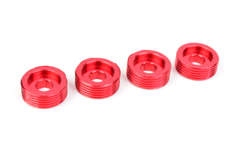 Team Corally  Pivot Ball Adjusting Nut, Aluminum, 4 pcs: Dementor, Kronos, Python, Shogun, Kagama