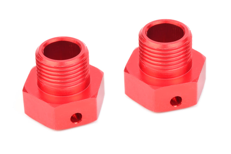 Team Corally Wheel Hex Adapter, Wide RTR, Aluminum, 2 pcs for Dementor, Kronos, Python, Shogun, Kagama