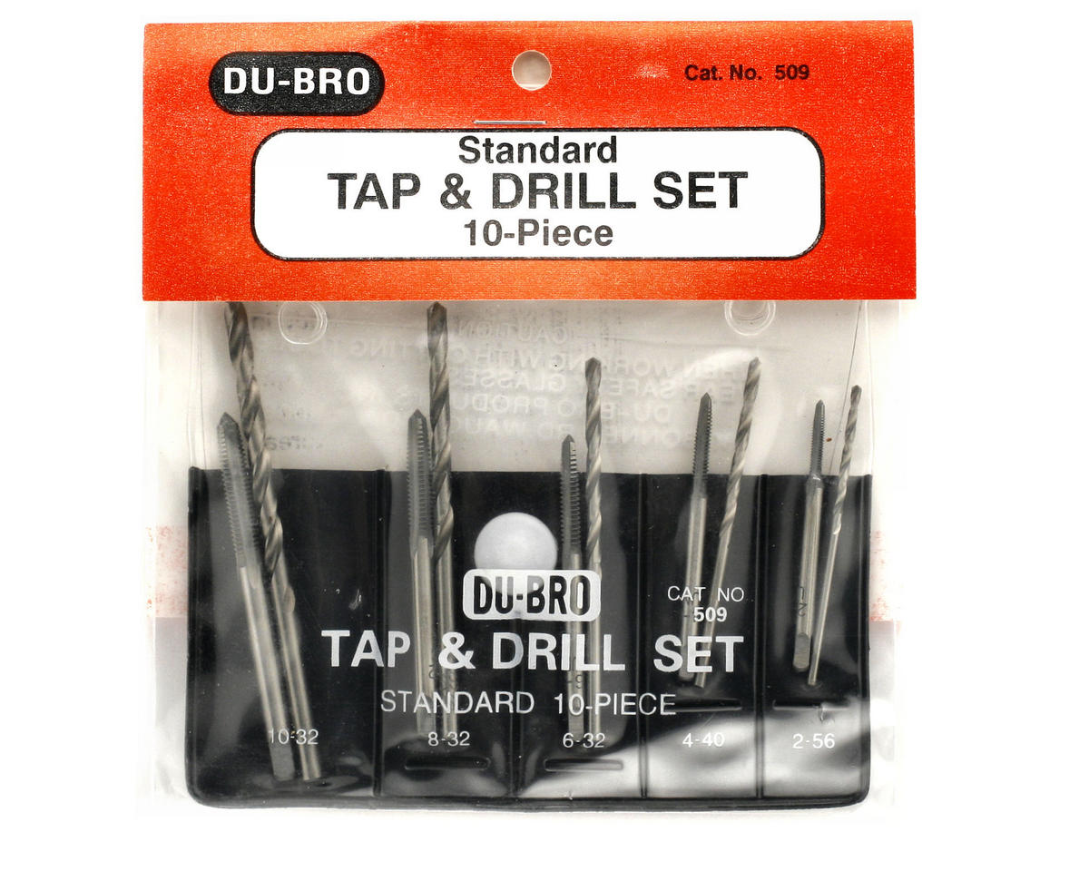 Du-Bro Standard Tap & Drill Set 10-Piece