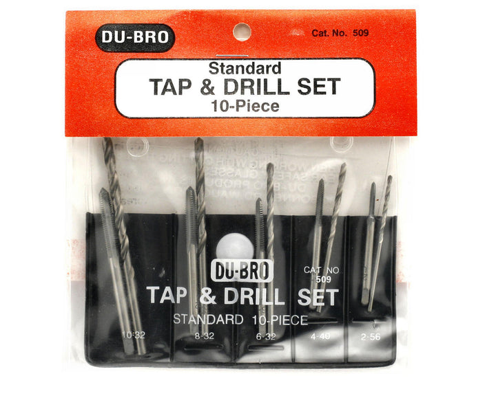 Du-Bro Standard Tap & Drill Set 10-Piece - Iron City RC Hobbies
