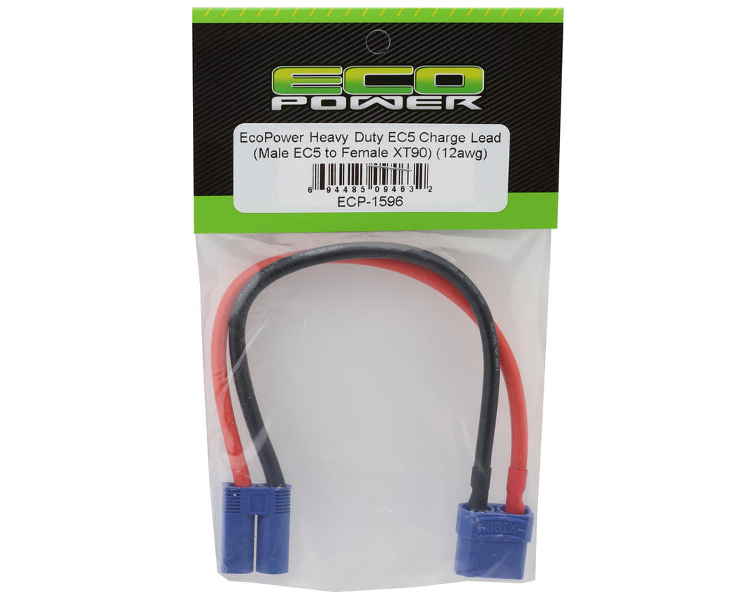 EcoPower Heavy Duty EC5 Charge Lead (Male EC5 to Female XT90) (12awg)