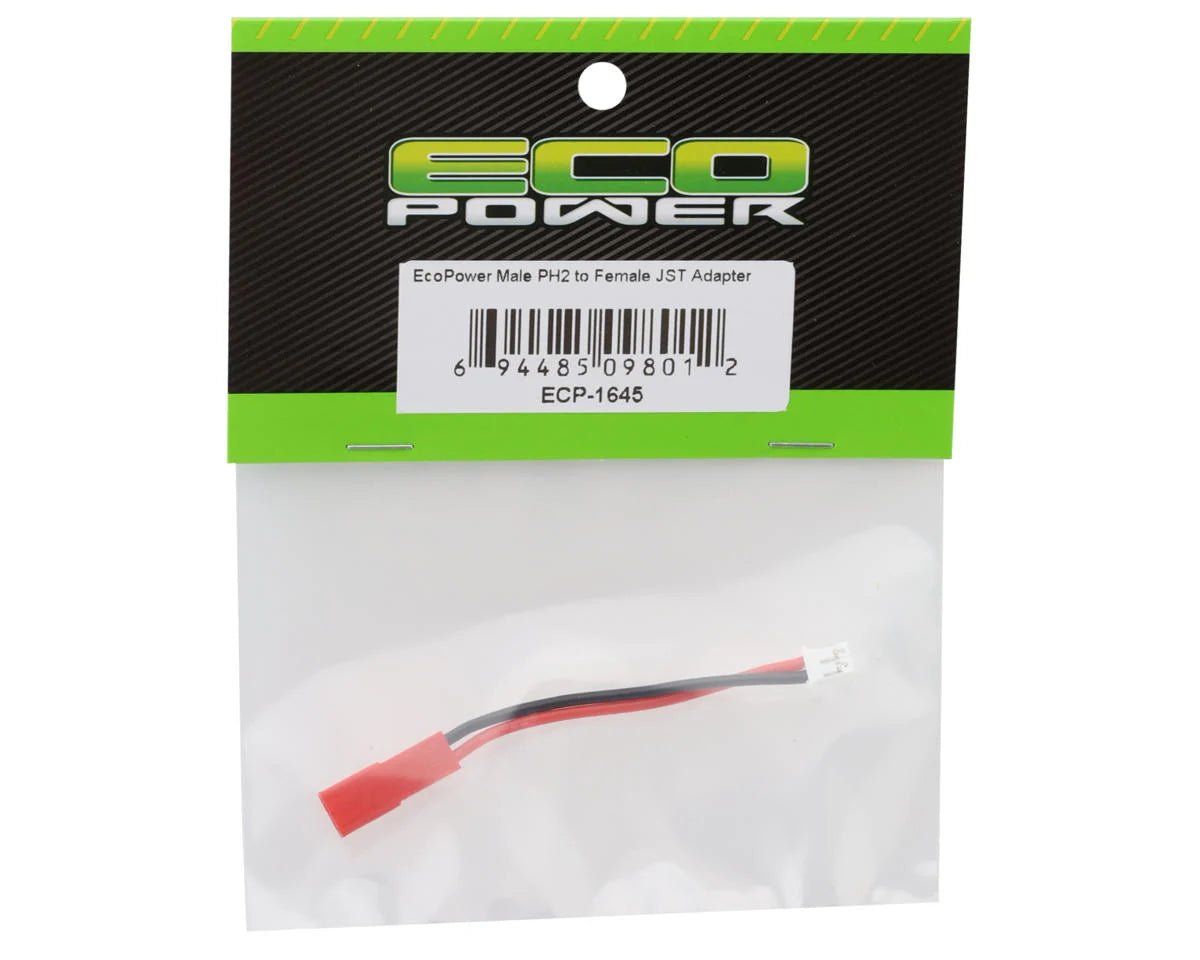 EcoPower PH2 to JST Battery Adapter (Male PH2/Female JST)