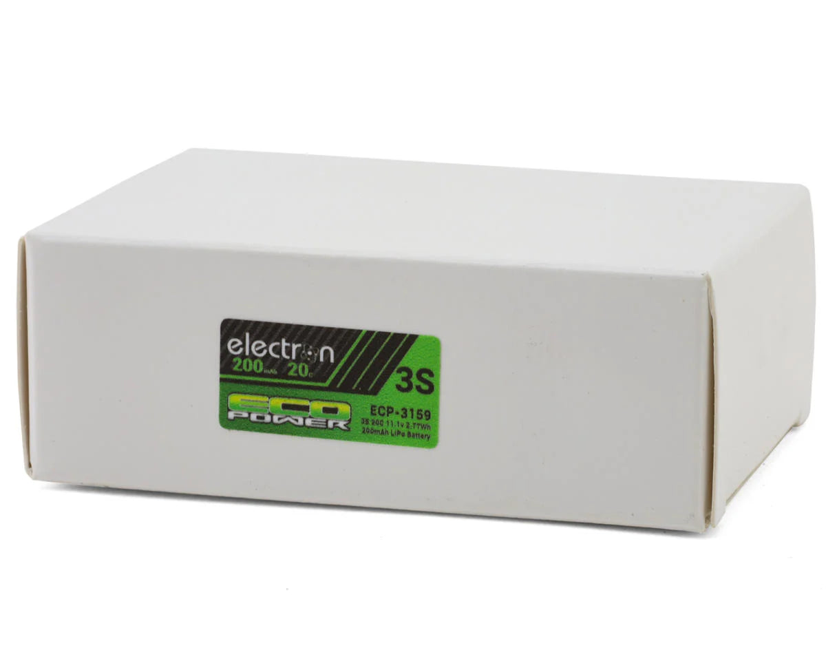 EcoPower "Electron" 3S 20C LiPo Battery w/JST Connector (11.1V/200mAh) (Redcat Ascent 18/Apex)