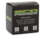 EcoPower WP320T Digital Waterproof Metal Gear Mini Servo (High Torque) w/Aluminum Clamping Horn for 1/16 Traxxas Vehicles