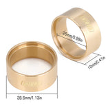 INJORA 12g/pcs Brass Inner Clamp Rings for INJORA 1.0" Wheels & 1.0" Tires