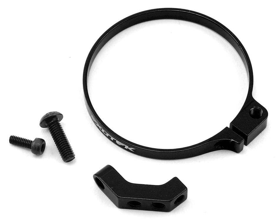 Exotek Angled Clamp On Fan Mount (Black) (540 Can) (1718BLK) - Iron City RC Hobbies