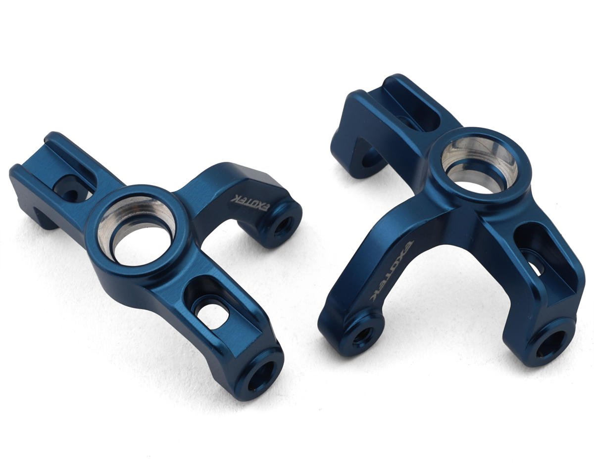 Exotek Reflex 14 Aluminum HD Steering Hub Set (Blue)