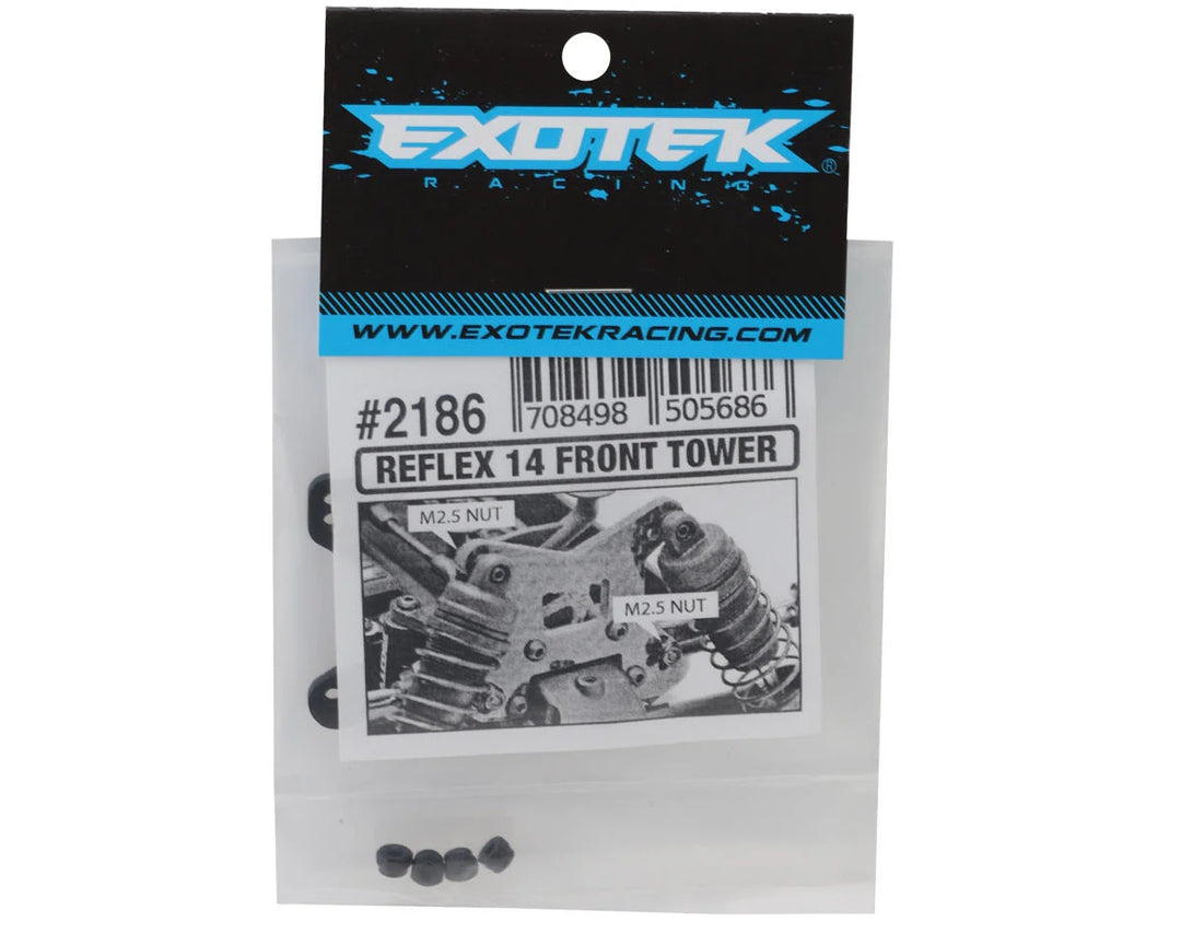 Exotek Reflex 14 HD Carbon Fiber Front Shock Tower