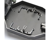 Exotek Associated RC10 Adjustable Aluminum & Carbon Fiber Battery Tray Set (Black)