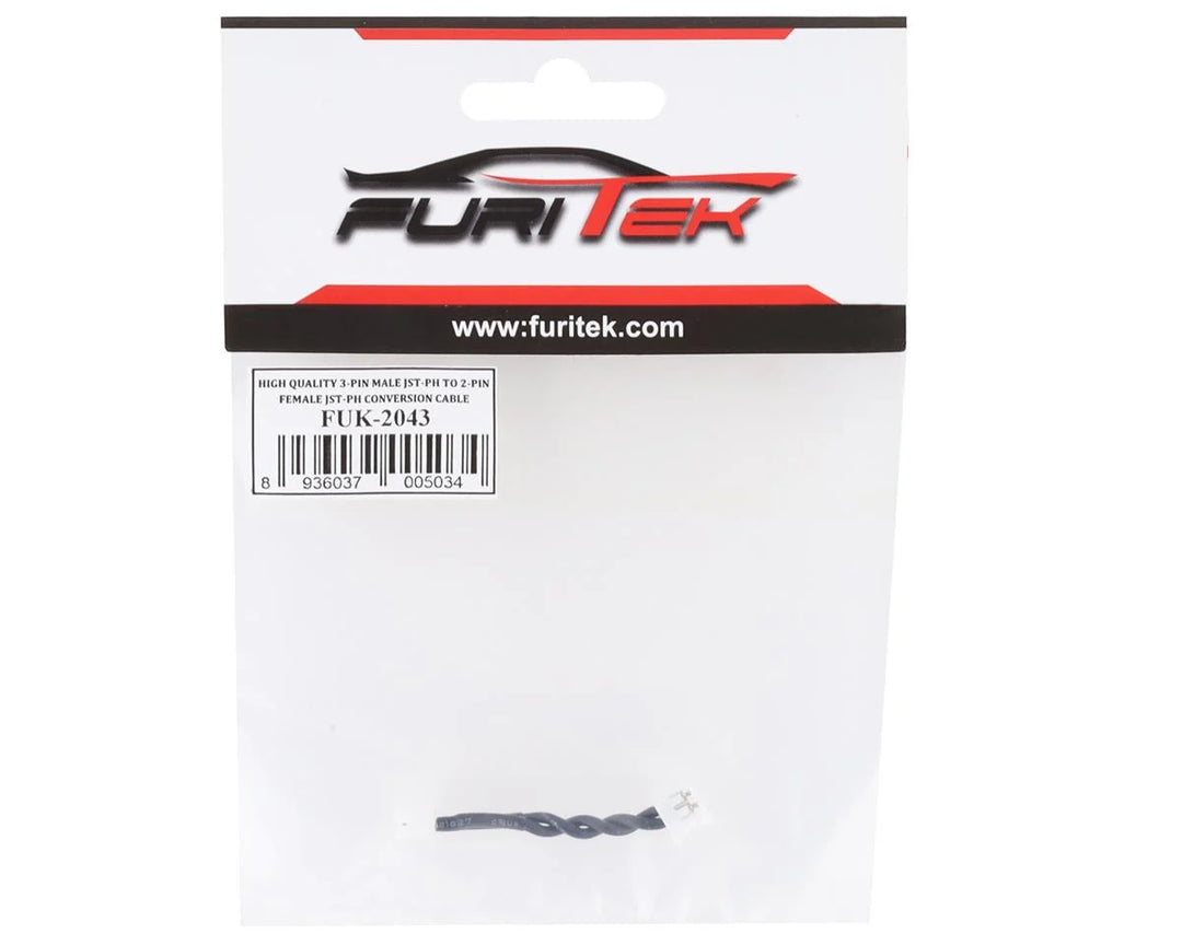 Furitek 3 Pin Male JST-PH to 2 Pin Female JST-PH Adapter Cable