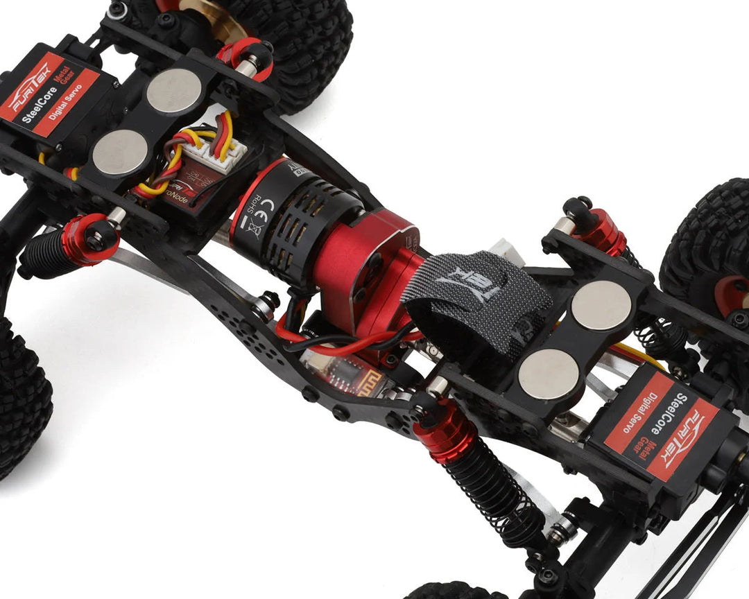 Furitek TerraX Active Pro 4WS 1/18 RTR Mini Rock Crawler (Grey) w/2.4GHz Radio