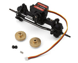 Furitek TerraX Active Pro Pre-Assembled Front Axle Set w/Servo & Brass Weights
