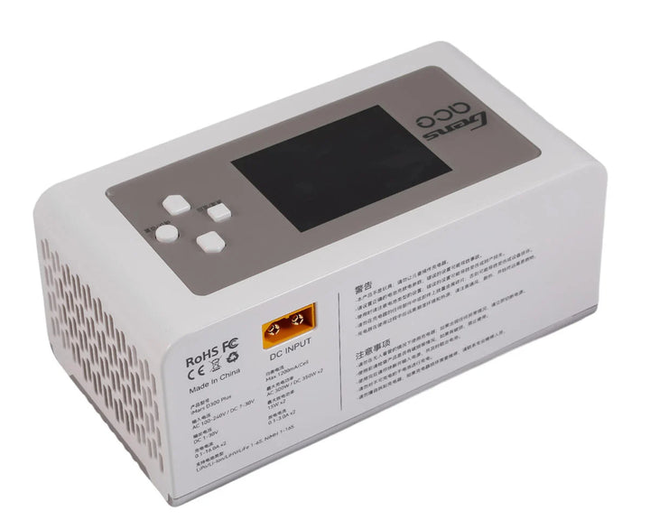 Gens Ace iMars D300 Plus G-Tech Smart Dual AC/DC Charger (6S/16A) (AC-300W) (DC-350W x2) w/Bluetooth App Control (Choose Color)
