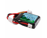 Gens Ace 2S 30C Adventure LiPo Battery (7.4V/350mAh) w/JST Connector