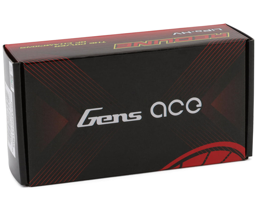 Gens Ace Redline 2.0 2S Shorty LiHV Battery 140C (7.6V/4200mAh) w/5mm Bullets