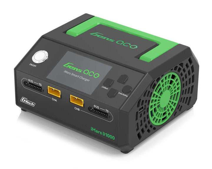 Gens Ace D1000 G-Tech Smart Dual AC Charger (7S/25A) (AC-1000W)
