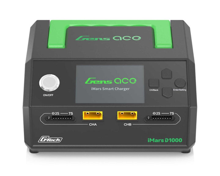 Gens Ace D1000 G-Tech Smart Dual AC Charger (7S/25A) (AC-1000W)