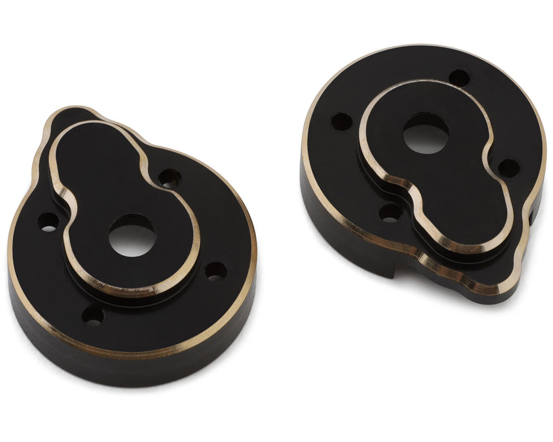 HobbyPlus CR18P Brass Portal Covers (Black) (2) (14g) (Choose Style)