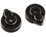 HobbyPlus CR18P Brass Portal Covers (Black) (2) (14g) (Choose Style)
