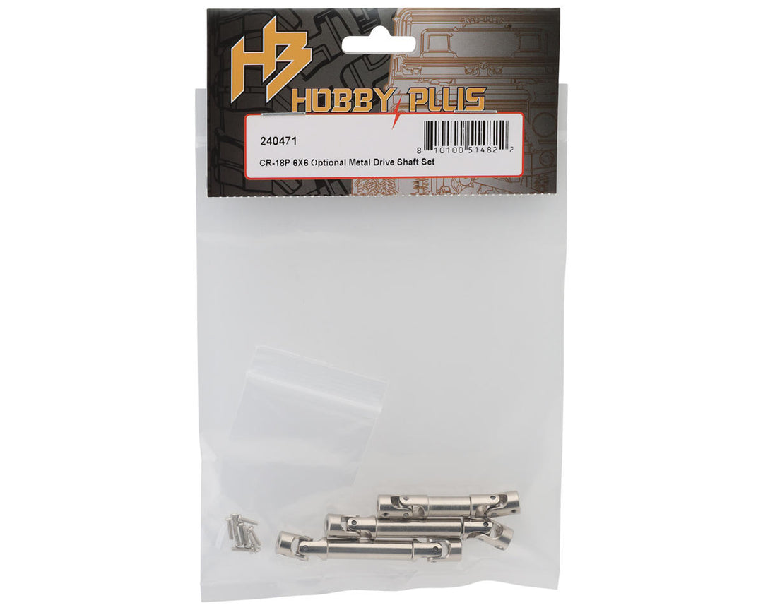 Hobby Plus CR18P 6X6 Optional Metal Driveshaft Set