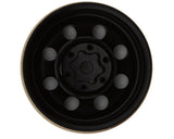 HobbyPlus 1.2" Steelie Beadlock Wheels w/Brass Rings (25g) (6) (Choose Color)