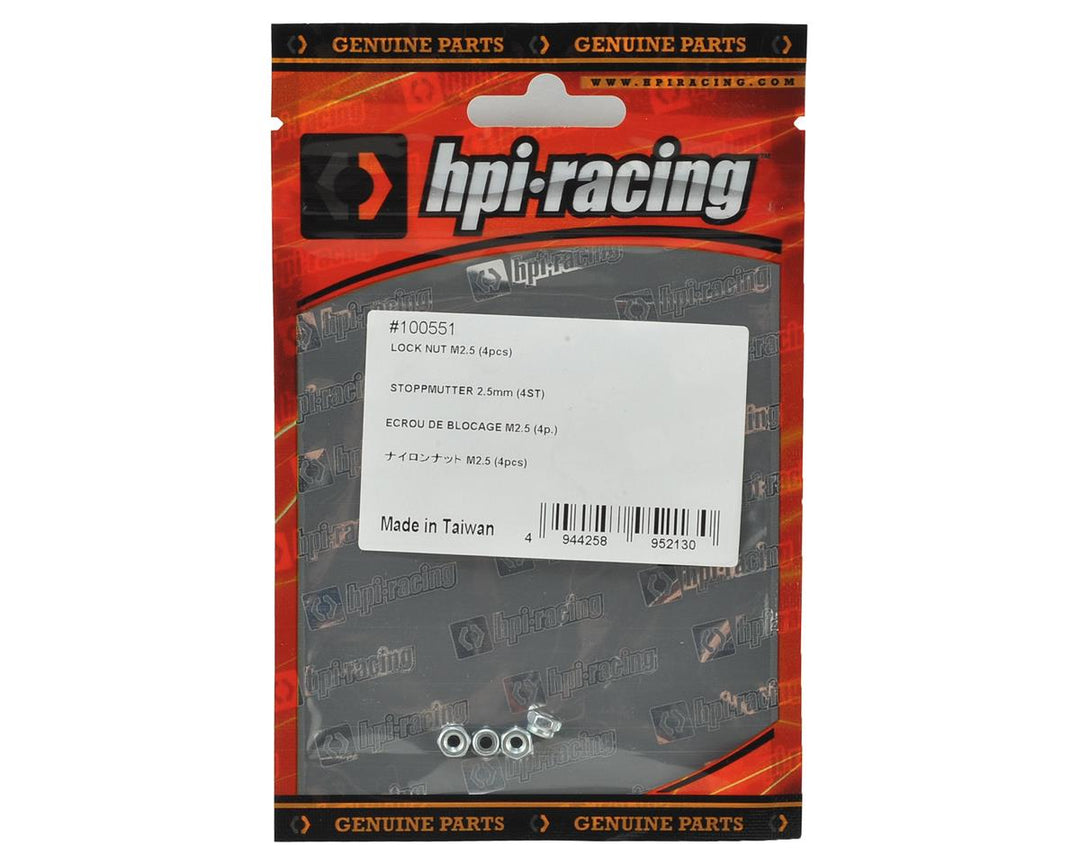 HPI 2.5mm Lock Nut (4)
