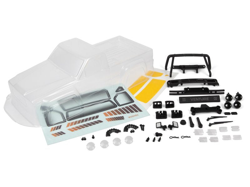 HPI Venture18 1/18 Toyota Hilux SR5 Body Set (Clear)