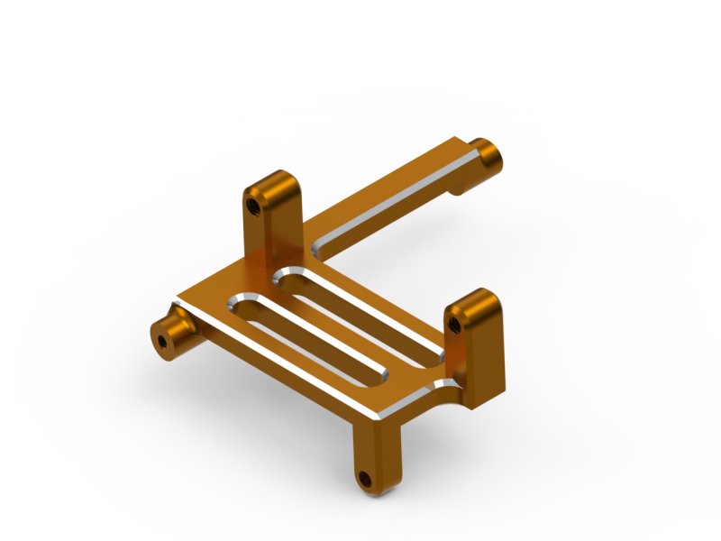 HPI Racing Aluminum Shift Servo Mount (Orange), for Venture18