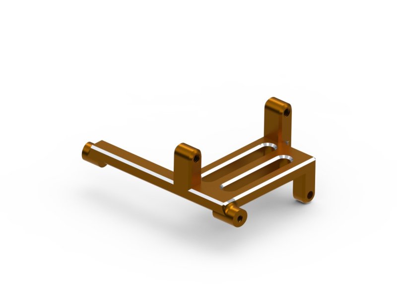 HPI Racing Aluminum Shift Servo Mount (Orange), for Venture18