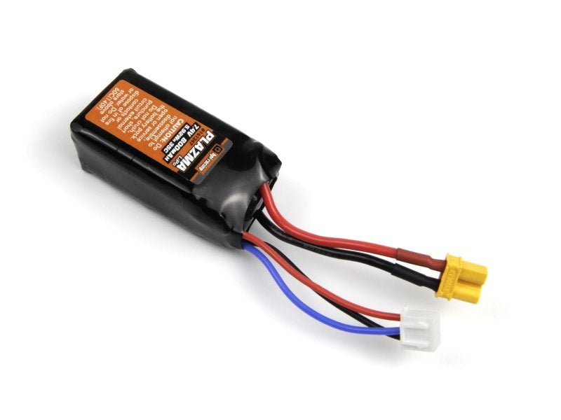 Plazma 7.4V 800mAh 35C LiPo Battery Pack for Mini King Flux Big Kahuna Bronco 4400