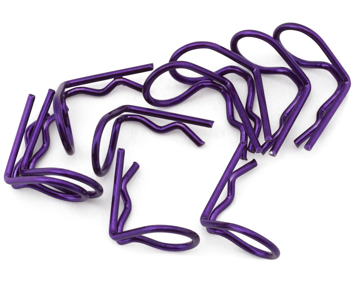 Hot Racing 90° Bent 1/10 Body Clips (10)